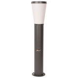 BENE Palermo Bollard Aluminium Light 61 cms (Milky, Grey)