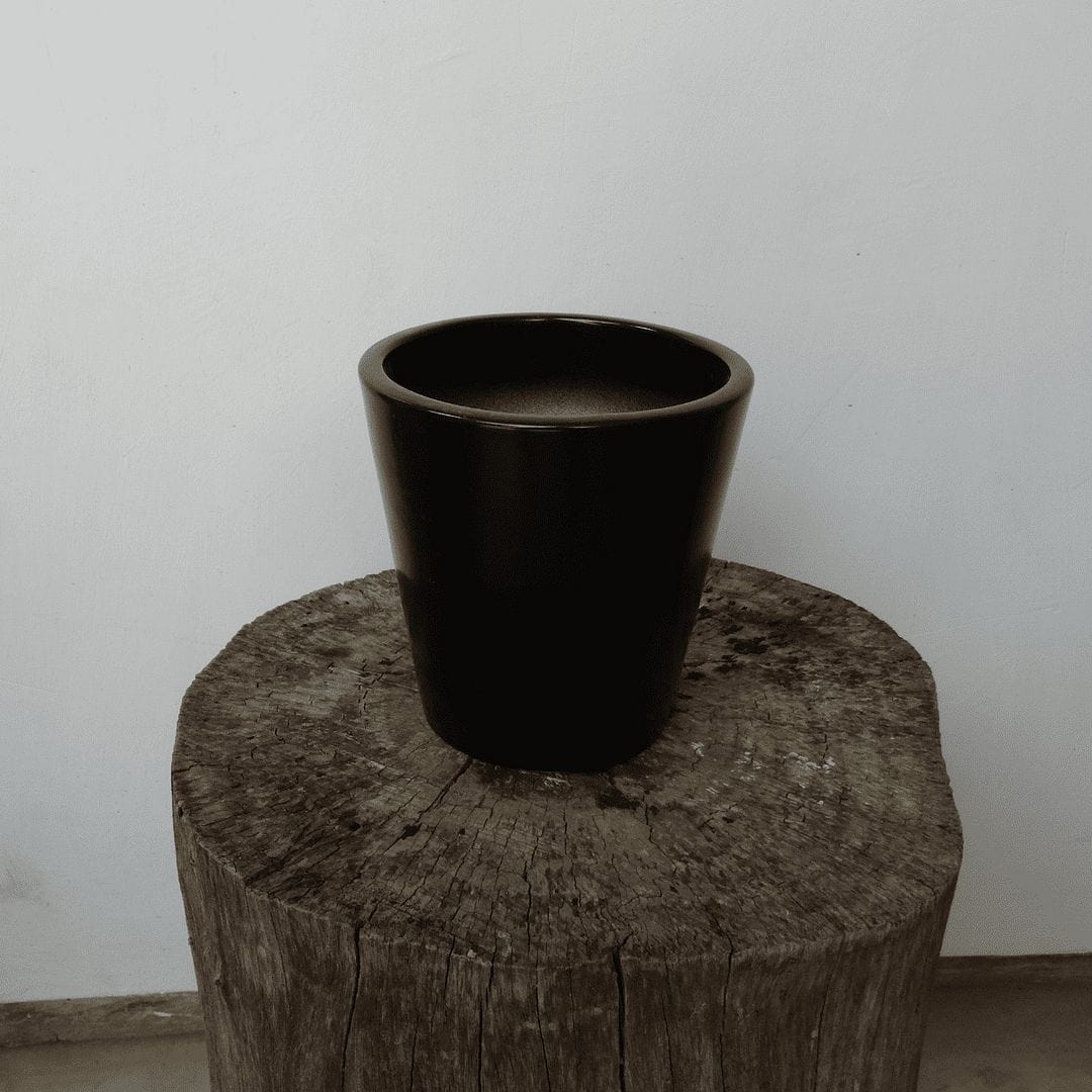 YELLOWTABLE Apollo Ceramic Flower Pot / Planter for Indoor and Outdoors, Medium, Dia: 5.7 Inch