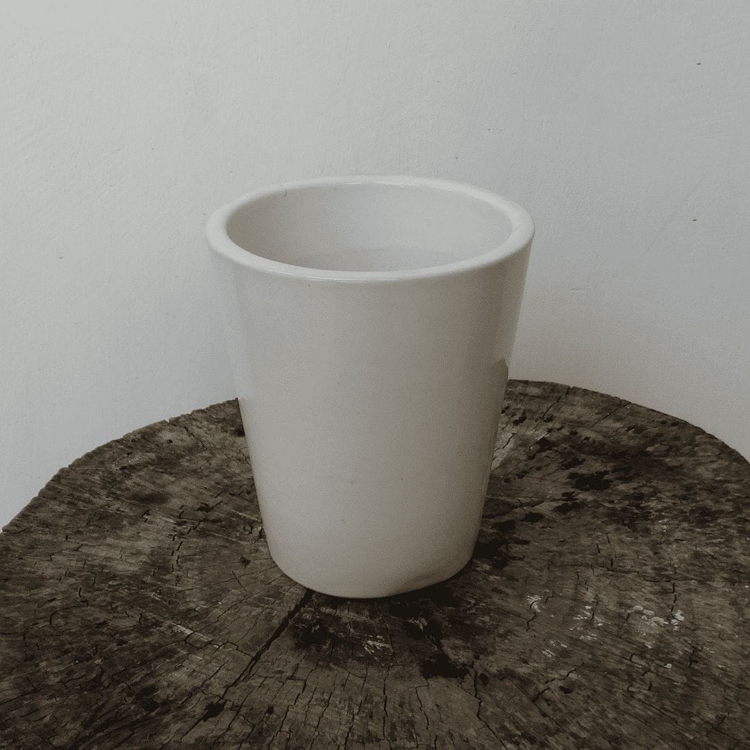 YELLOWTABLE Apollo Ceramic Flower Pot / Planter for Indoor and Outdoors, Small, Dia: 4.5 Inch