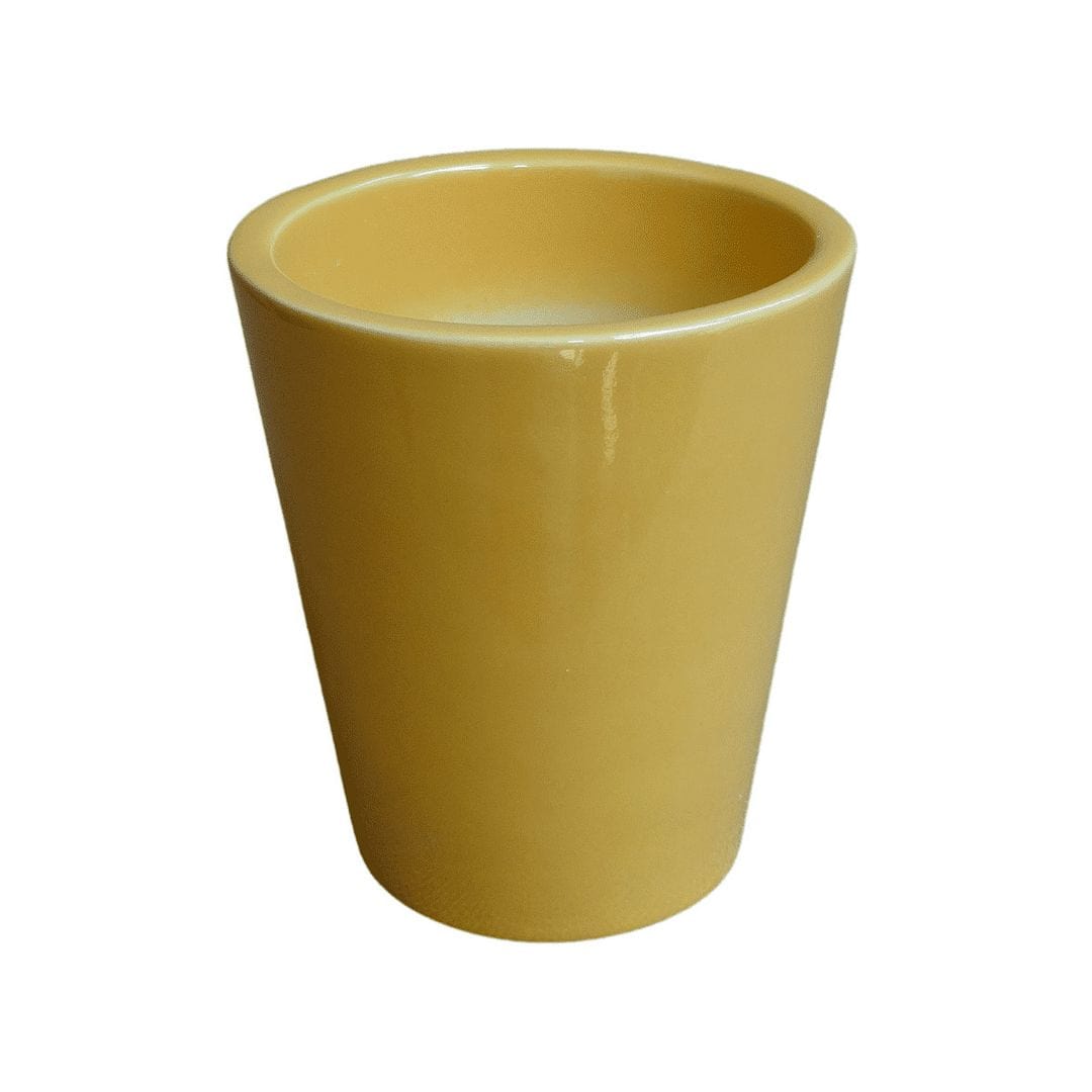 YELLOWTABLE Apollo Ceramic Flower Pot / Planter for Indoor and Outdoors, Small, Dia: 4.5 Inch
