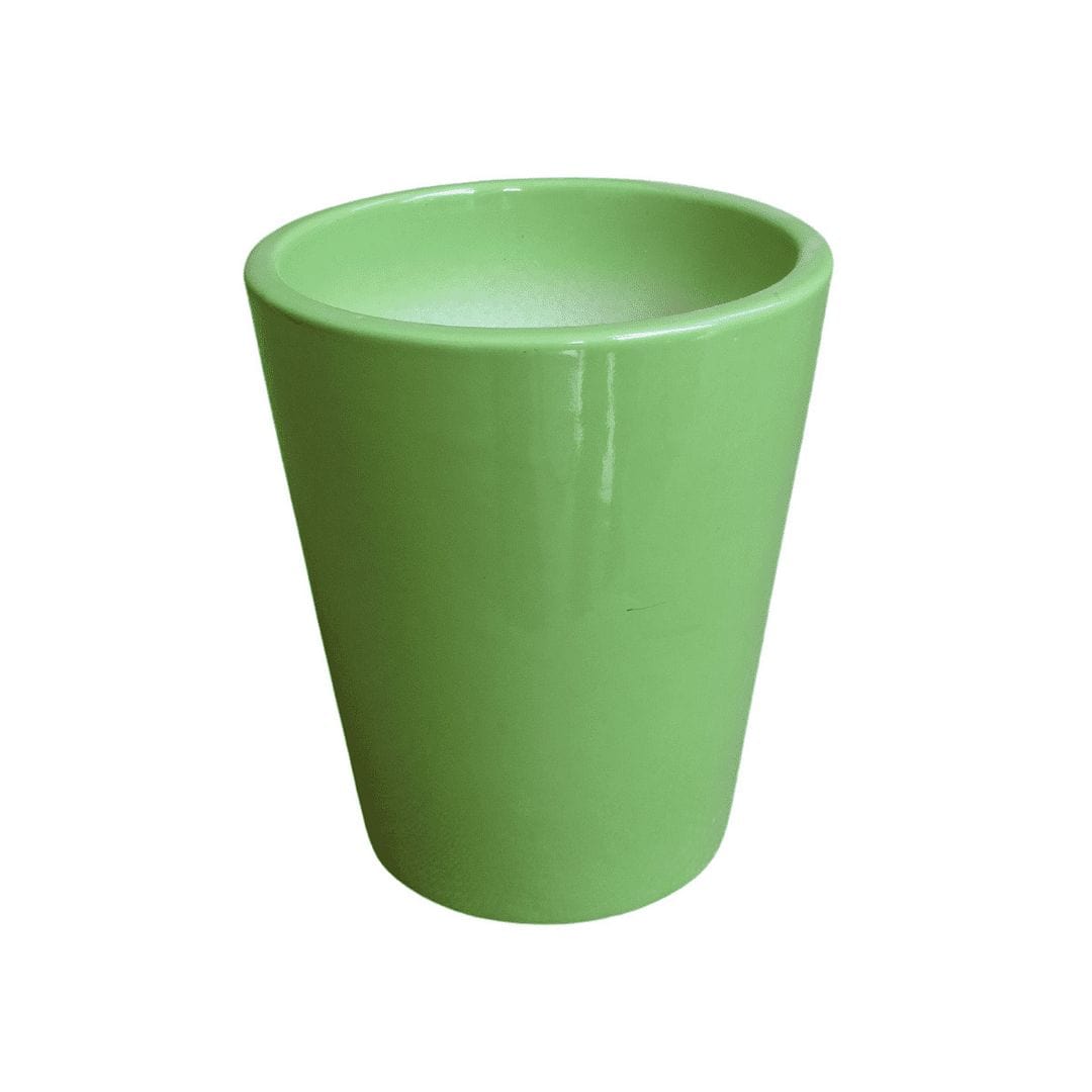 YELLOWTABLE Apollo Ceramic Flower Pot / Planter for Indoor and Outdoors, Small, Dia: 4.5 Inch