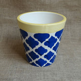 YELLOWTABLE Apollo Ceramic Flower Pot / Planter for Indoor and Outdoors, Small, Dia: 4.5 Inch