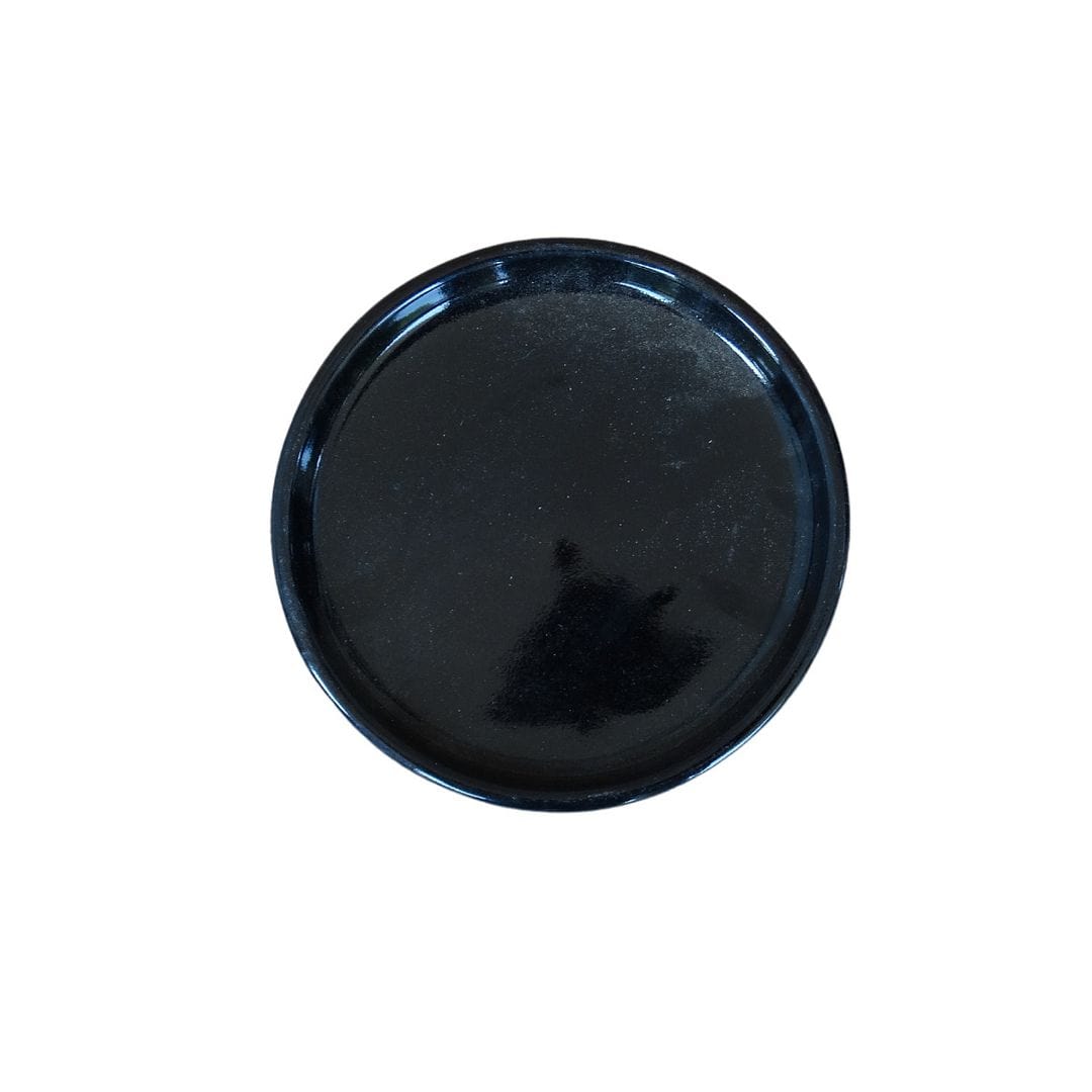 Apollo Ceramic Tray for Pots, Large, Dia: 4.3 Inch