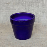 YELLOWTABLE Band Ceramic Pot / Planter for Indoors, Dia: 4 Inch