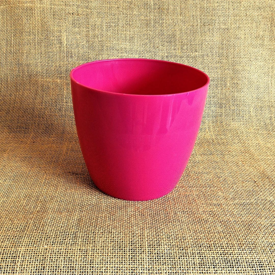 HARSHDEEP Plastic Valencia Plastic Pot, Dia- 5 Inch