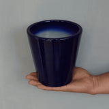 YELLOWTABLE Apollo Ceramic Flower Pot / Planter for Indoor and Outdoors, Medium, Dia: 5.7 Inch