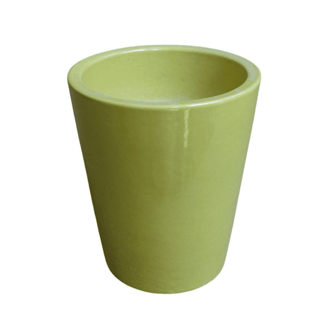 YELLOWTABLE Apollo Ceramic Flower Pot / Planter for Indoor and Outdoors, Small, Dia: 4.5 Inch