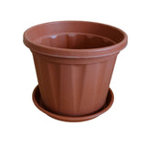 Plastic 7 Inch Grower Pot With 7 Inch Tray
