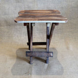 YELLOWTABLE Wooden Stool for Pots & Planters - Square