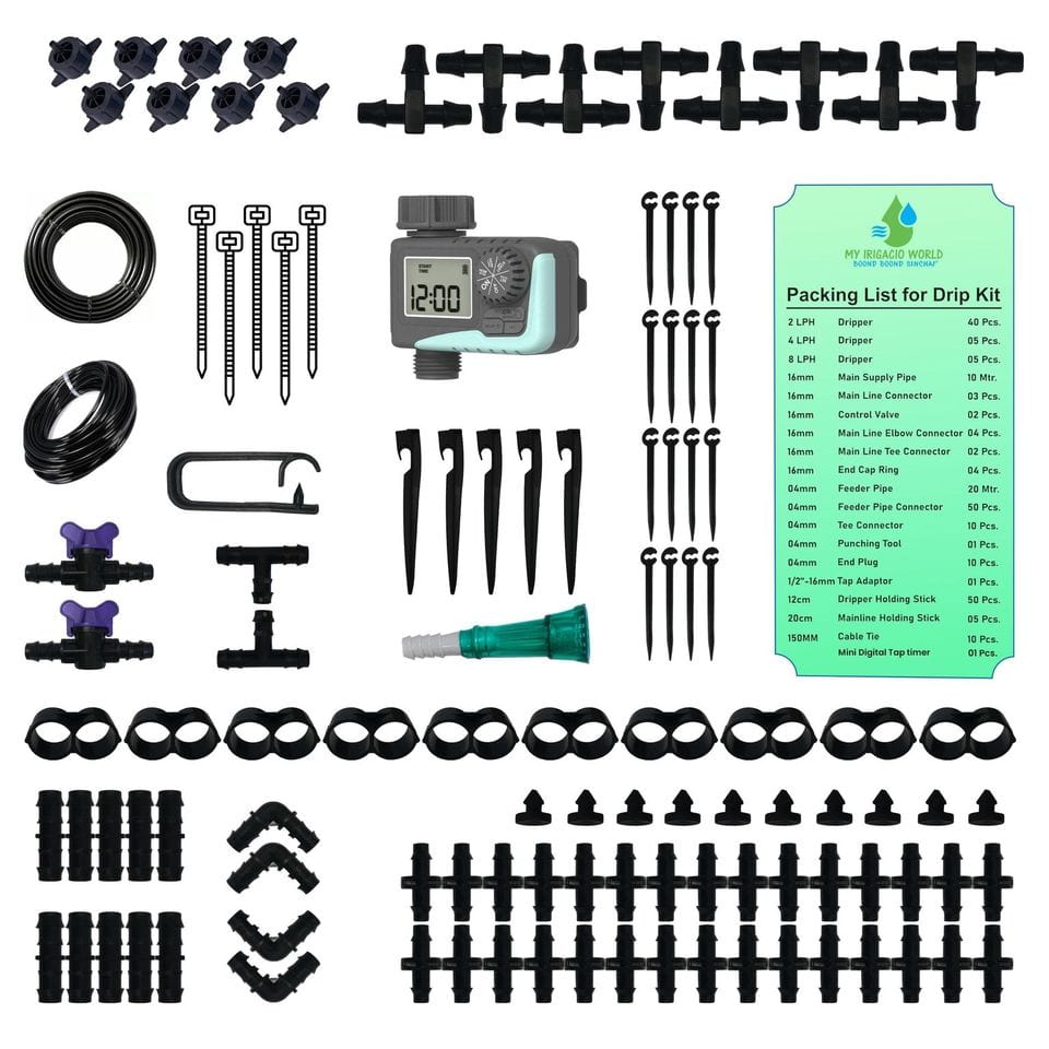 Automatic DIY Drip Irrigation Kit With Timer (50 Plants)