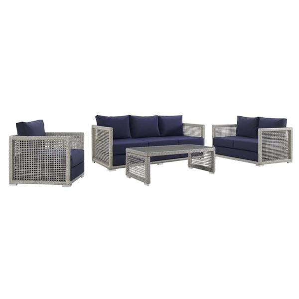 Dreamline Outdoor Garden Sofa Set (3 Seater, 1 Double Seater, 1 Single Seater, 2 Side Table And 1 Center Table)