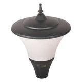 BENE Garden Light Fetor 33 Cms Fitted with 40w White LED (Milky, Grey)