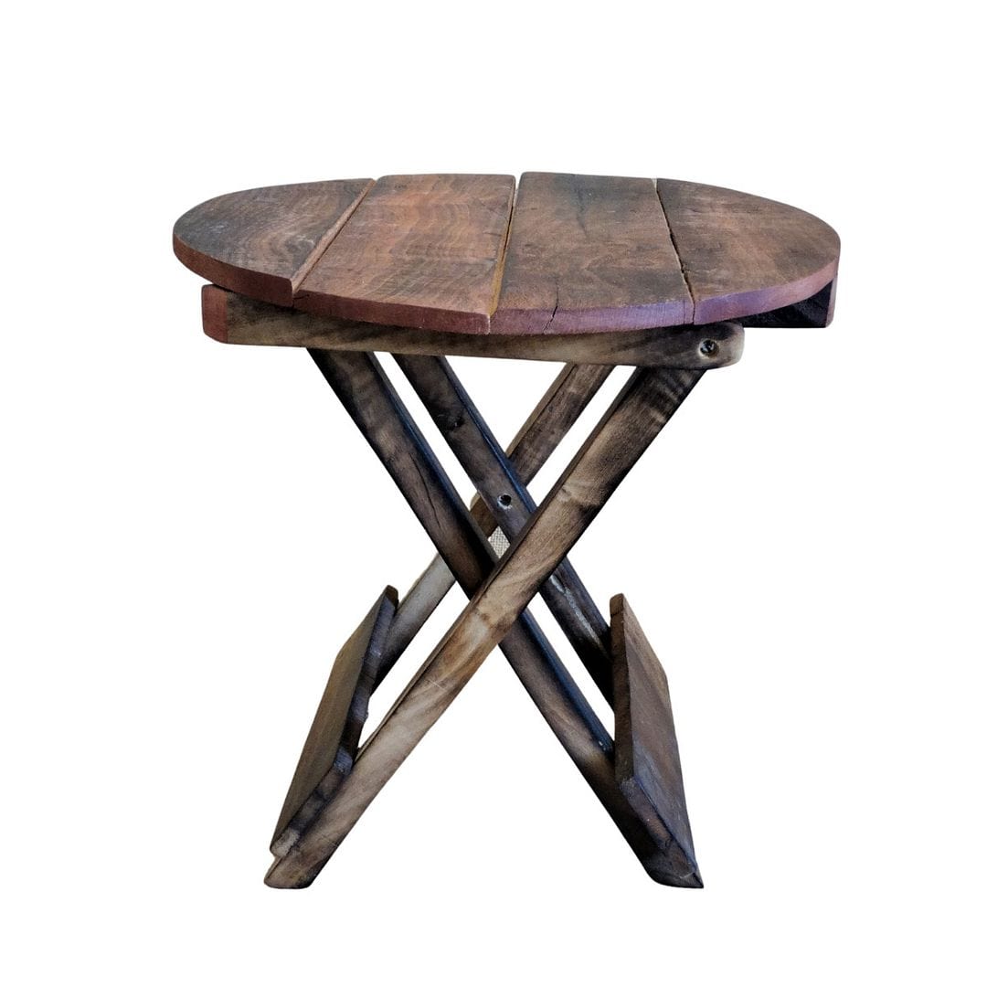 Wooden Stool for Pots & Planters - 12 inch, Round