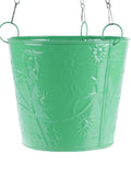 Green Girgit Hanging Bucket Style Planter