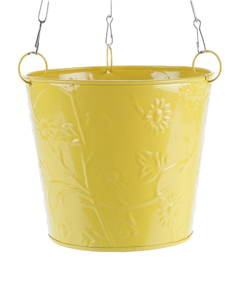 Green Girgit Hanging Bucket Style Planter