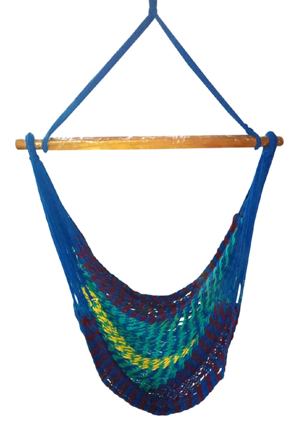 Brazilian Tight Woven Rope Swing Hammocks, Weight Capacity of 113kg- 100cm Wide X 130cm