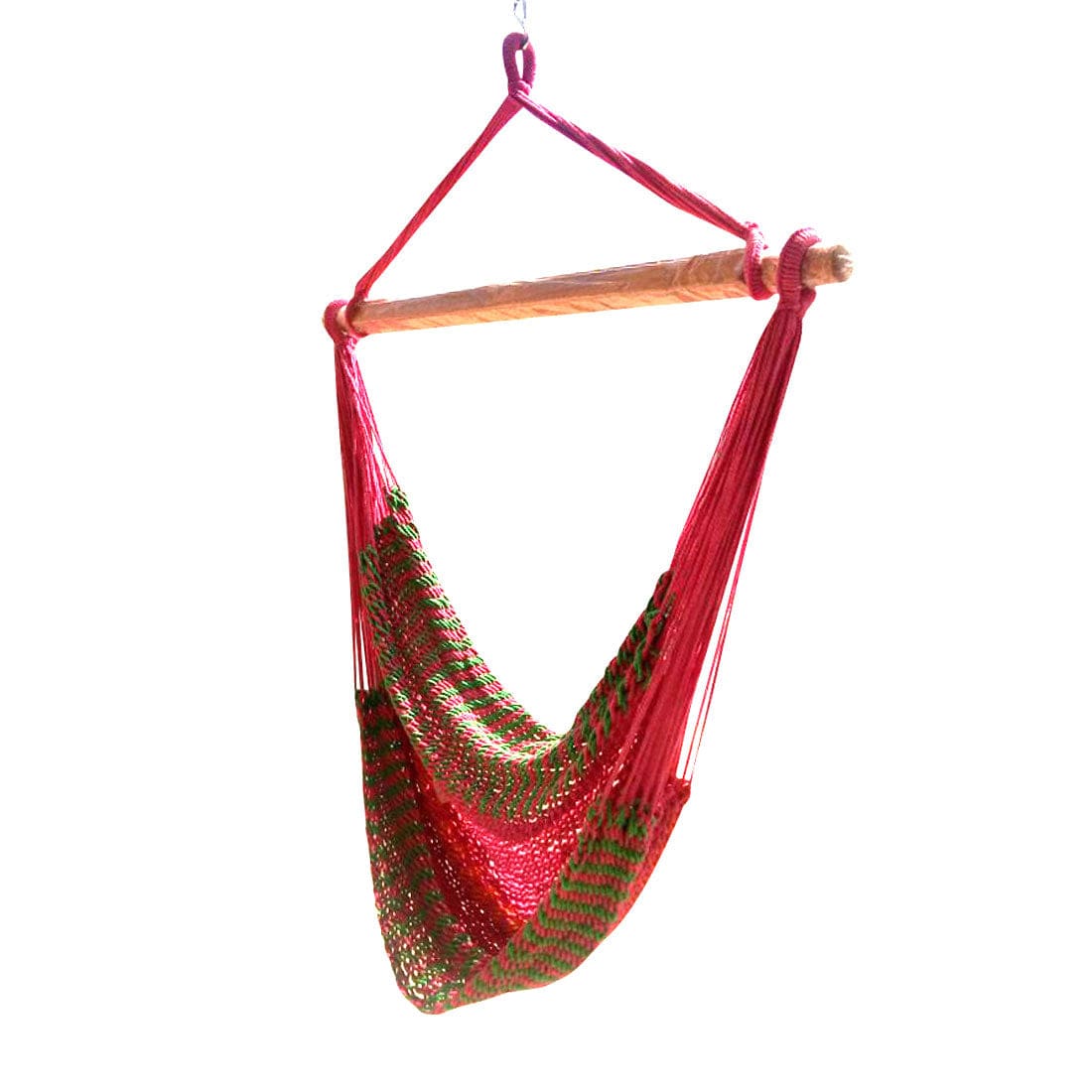 Brazilian Tight Woven Rope Swing Hammocks, Weight Capacity of 113kg- 100cm Wide X 130cm