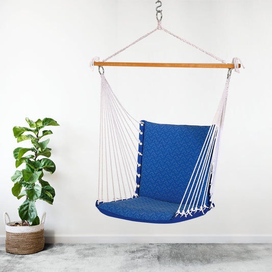 Hangit Premium Outdoor Cushioned Swing Chair, Weight Capacity 113 Kg- 100 X 130 cm