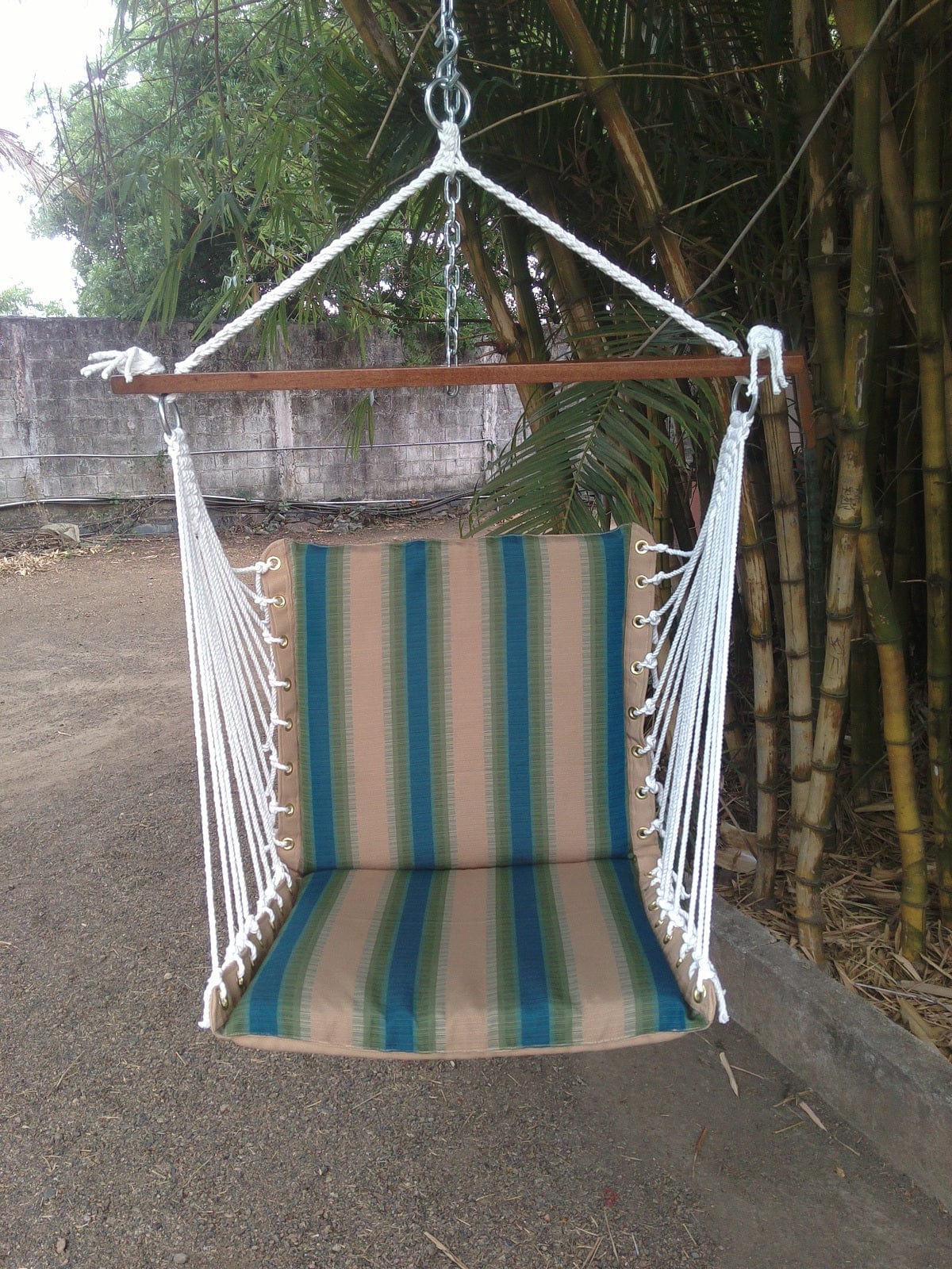 Premium Outdoor Cushioned Swing Chair, Weight Capacity 113 Kg- 100 X 130 cm