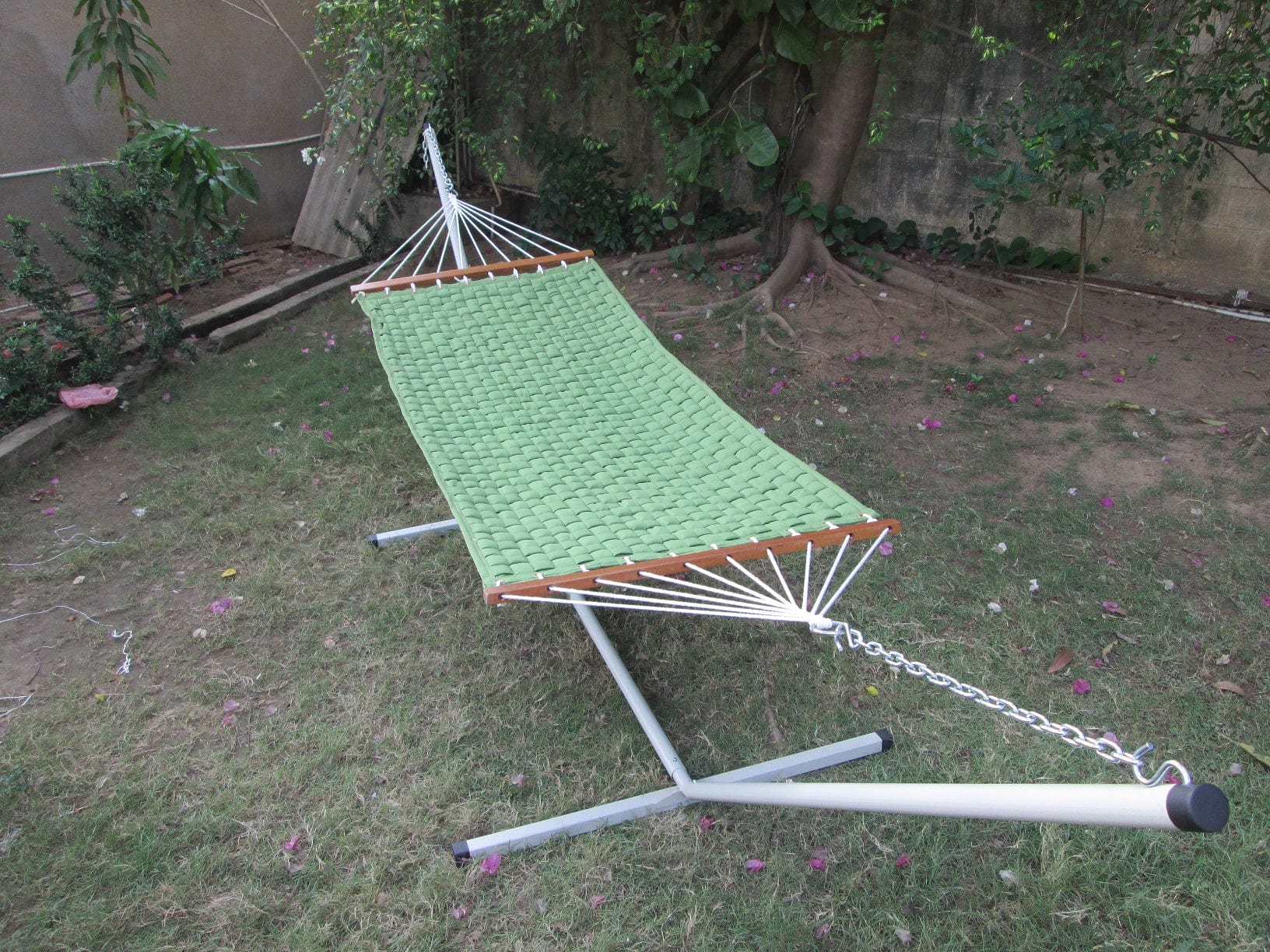 Soft Comb Hammock Set With Steel Hammock Stand