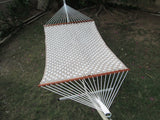 Double Checkered Soft Comb Quilted Hammock, 200kg Weight Capacity- 140W X 396L cm