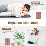 Naturalis Rose Gold Mist Ultrasonic Aroma Diffuser & Humidifier With Diffuser Oil (30 ml)