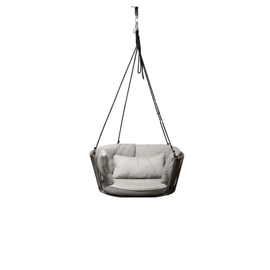 Dreamline Hanging Swing Without Stand For Balcony/Garden Swing (Brown, Single Seater)