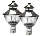 BENE Bon Outdoor Lamp/Gate Light/Garden Light (Steel, 21 Cms)