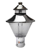 BENE Bonic Outdoor Lamp/Gate Light/Garden Light (Steel, 21 Cms)