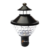 BENE Capo Outdoor Lamp/Gate Light/Garden Light (Black, 21 Cms)