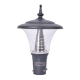 BENE Garden Light Fetor 21 Cms Fitted with 15w White LED (Clear, Grey)