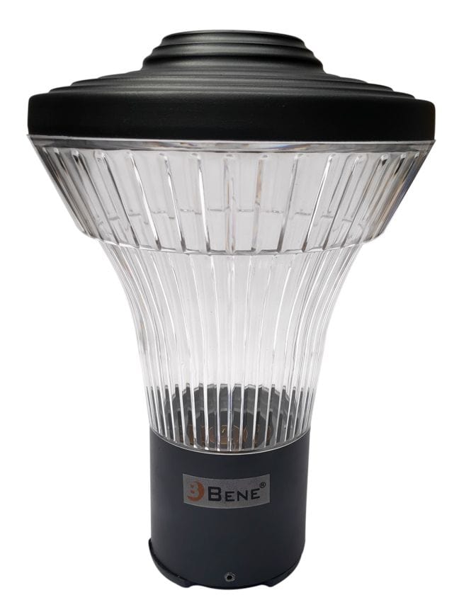 BENE FKoel Outdoor Lamp/Gate Light/Garden Light (Clear, Grey, 19 Cms)