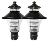 BENE Fiera Outdoor Lamp/Gate Light/Garden Light (Black, 21 Cms)