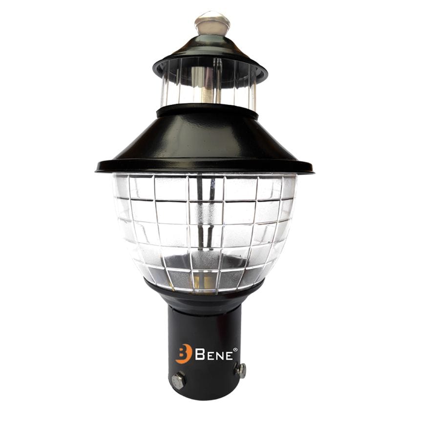 BENE Freddo Outdoor Lamp/Gate Light/Garden Light (Black, 18 Cms)