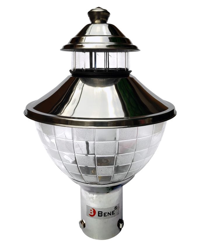 BENE Freddo Outdoor Lamp/Gate Light/Garden Light (Steel, 21 Cms)