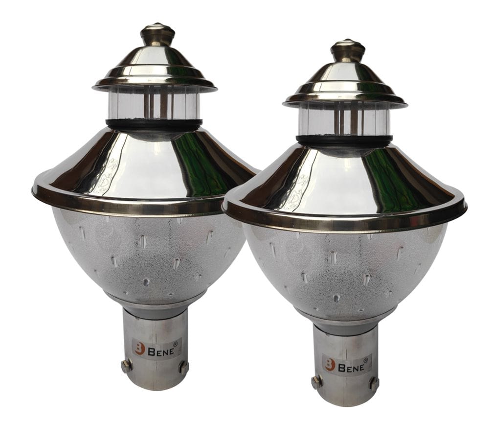 BENE Lamp Mist Gate Light/Garden Light/Outdoor 21 Cms (Steel)
