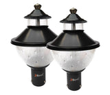 BENE Lamp Mist Gate Light/Garden Light/Outdoor 21 Cms (Black)