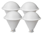 BENE Plum Outdoor Lamp (White, 20 Cms)