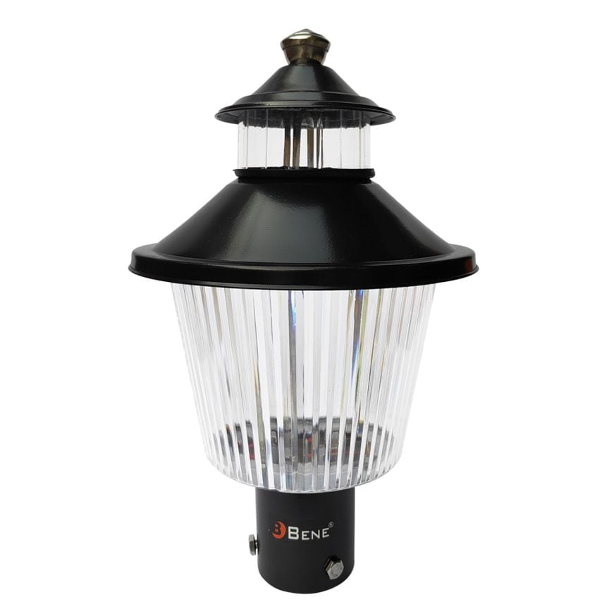 BENE Reed Gate Light/Garden Light/Outdoor Lamp (Black, 21 Cms)