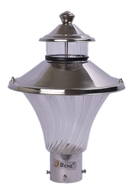 BENE Skew Gate Light/Garden Light/Outdoor Lamp (Steel, 23 Cms)
