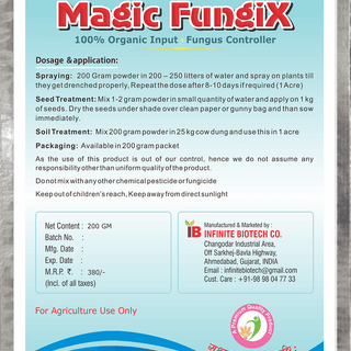 Infinite Biotech Magic FungiX Organic Fungus Controller (200 Grams)
