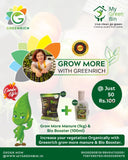 MyGreenBIn Greenrich Grow More Organic Manure & Bio Booster (Combo)