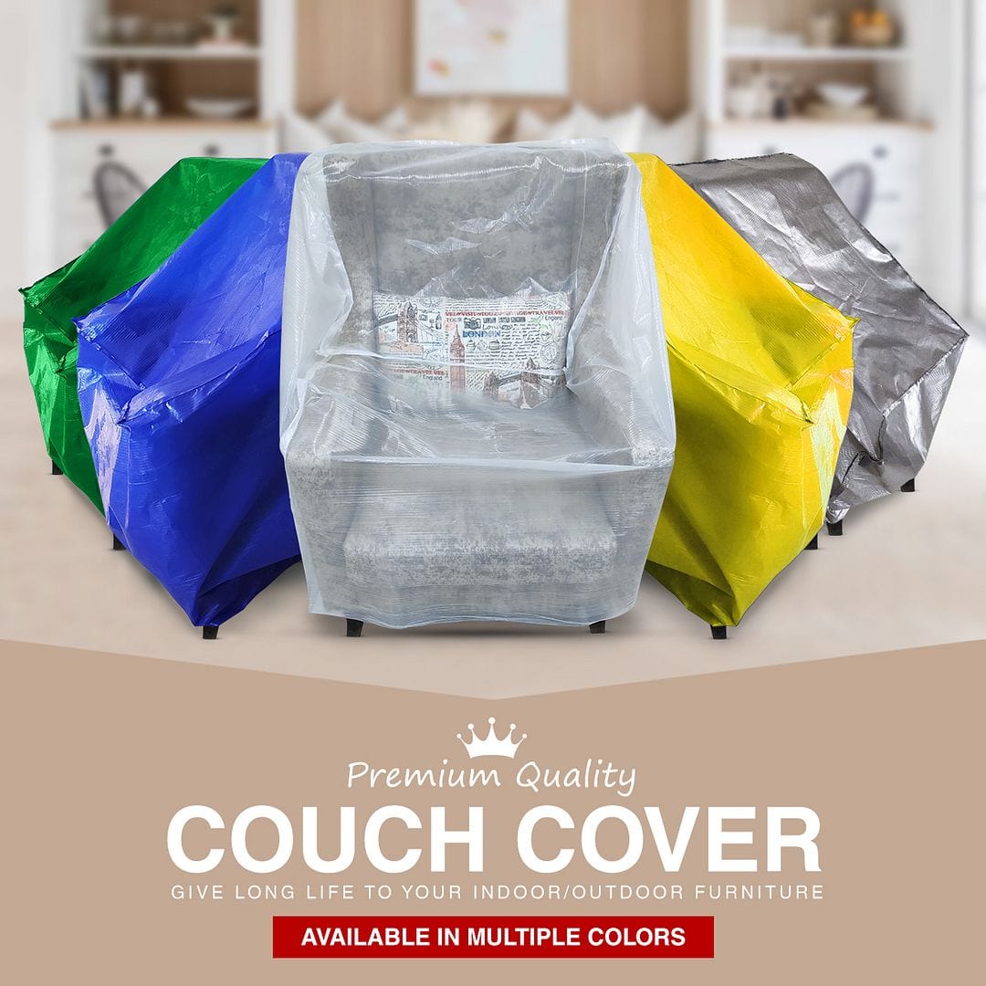 Tuffpaulin Uv Resistant Plastic Couch/Sofa Cover (Waterproof)