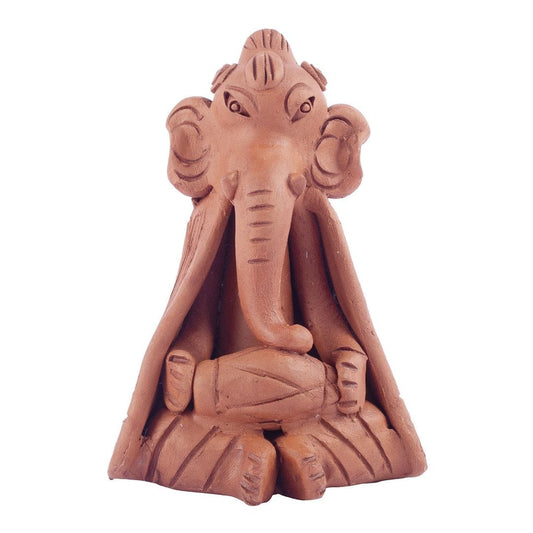 Lokabazar Terracotta Ganesh Ji Statue