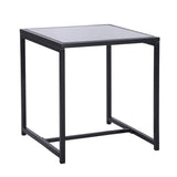 Dreamline Outdoor Garden/Balcony Patio Seating Set 1+2, 2 Square Shaped Chairs And Small Square Table