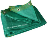 VIMLA ENTERPRISES 90% Green Shade Net With Eyelets (Width 16 FT/ 5 M)