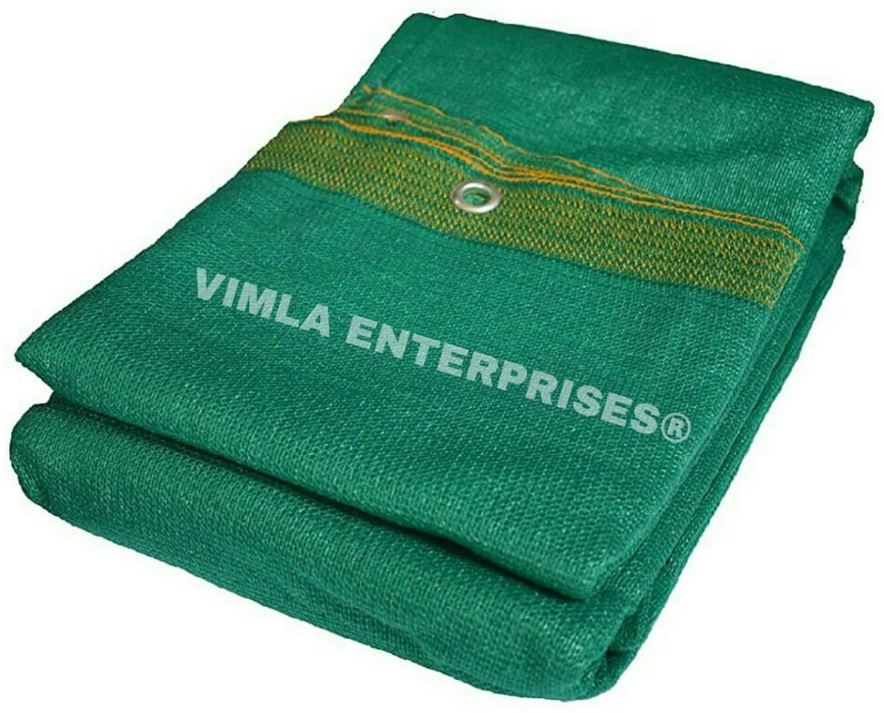 VIMLA ENTERPRISES 90% Green Shade Net With Eyelets (Width 16 FT/ 5 M)