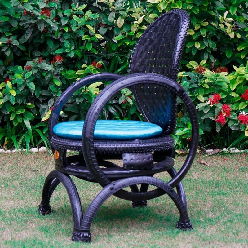 De'Dzines Arm Chair (Blue)