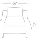Dreamline Outdoor Furniture Poolside Lounger With Cushions (Brown, Pool Lounger)