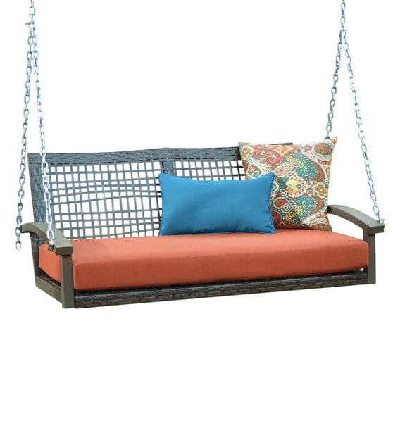 Dreamline Double Seater Hanging Swing Jhula Without Stand For Balcony/Garden/Indoor (Brown)
